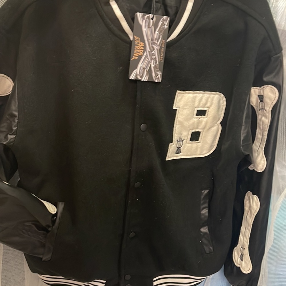 Club Giv “Bones” Varsity Jacket (Copycat) - Picture 2 of 3